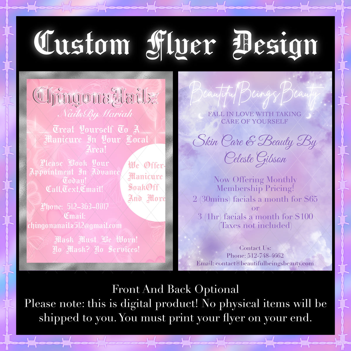 Custom Flyer Design
