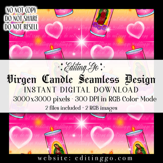 Virgen Candle