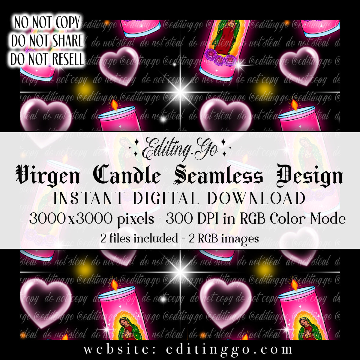 Virgen Candle