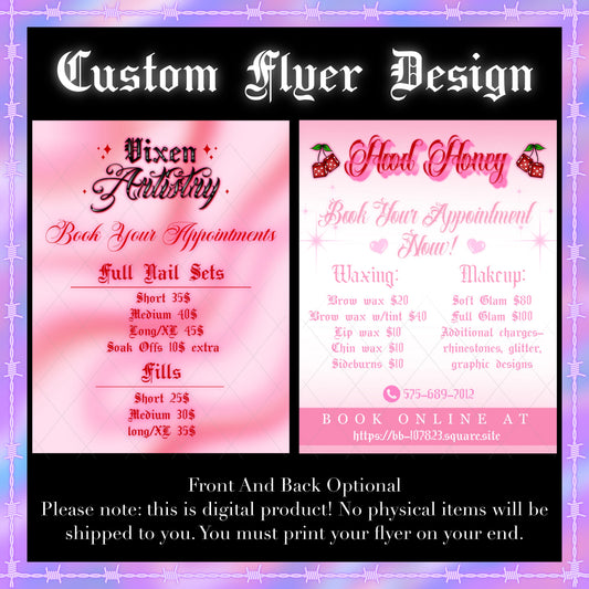 Custom Flyer Design