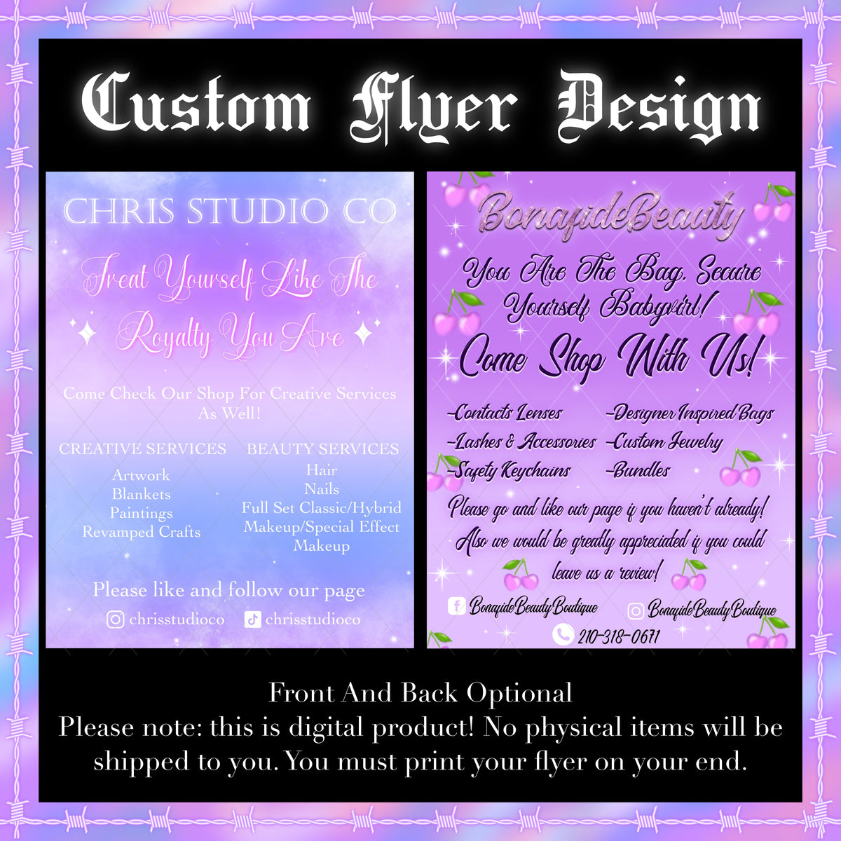 Custom Flyer Design